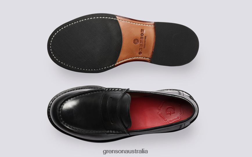 Grenson JULIE Women Black Loafers LFTT6B246