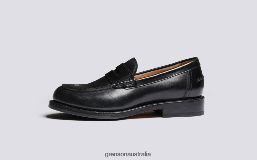 Grenson JULIE Women Black Loafers LFTT6B246