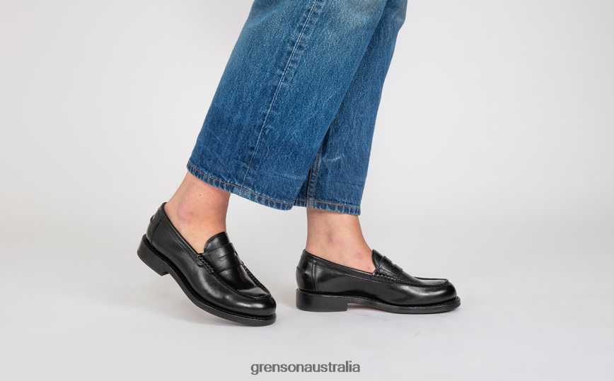 Grenson JULIE Women Black Loafers LFTT6B246
