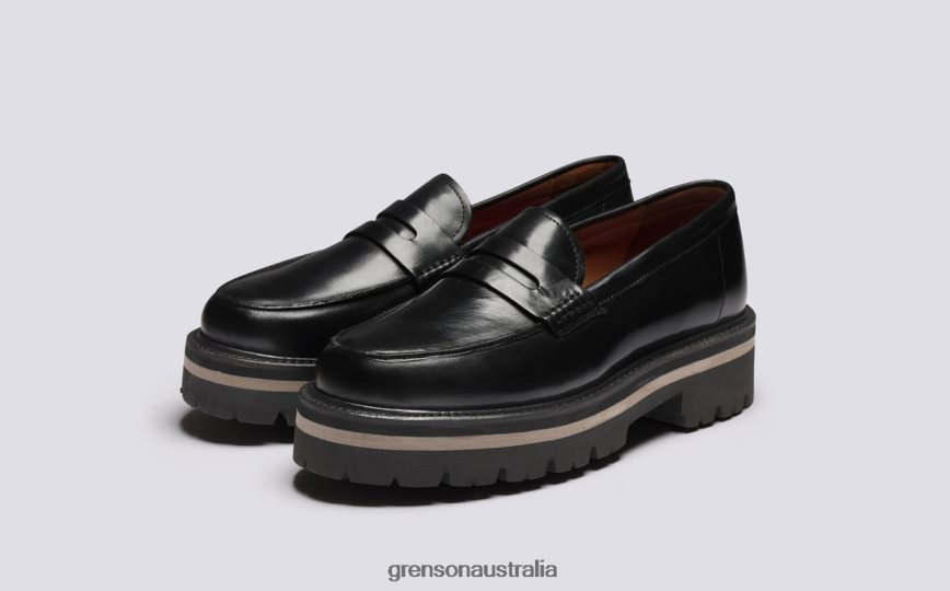 Grenson LYNDSEY Women Black Loafers LFTT6B255