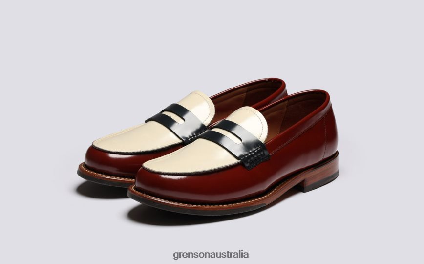 Grenson LYNN Women Burgundy Loafers LFTT6B231