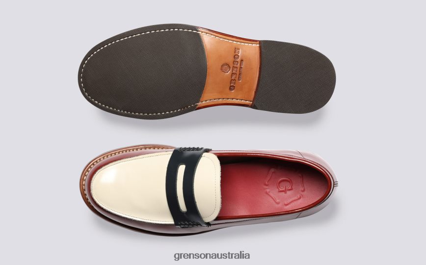 Grenson LYNN Women Burgundy Loafers LFTT6B231