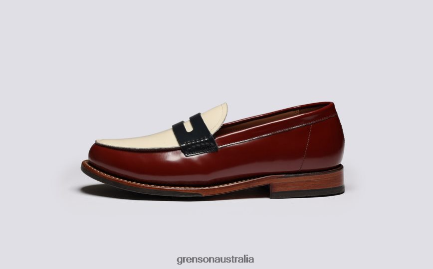 Grenson LYNN Women Burgundy Loafers LFTT6B231