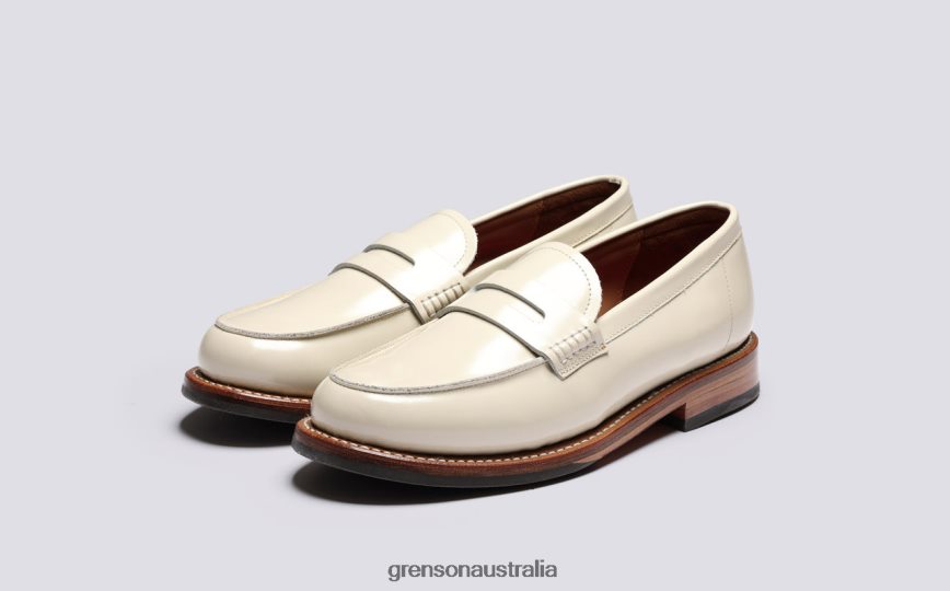 Grenson LYNN Women Cream Loafers LFTT6B256
