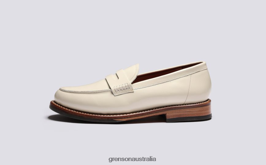Grenson LYNN Women Cream Loafers LFTT6B256