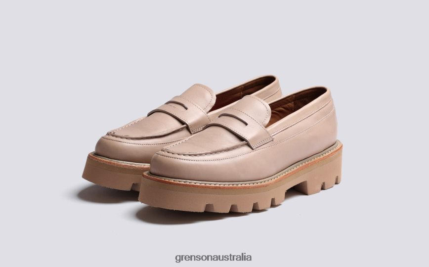 Grenson PHILOMENA Women Stone Loafers LFTT6B258