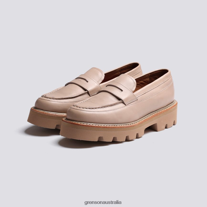 Grenson PHILOMENA Women Stone Loafers LFTT6B258