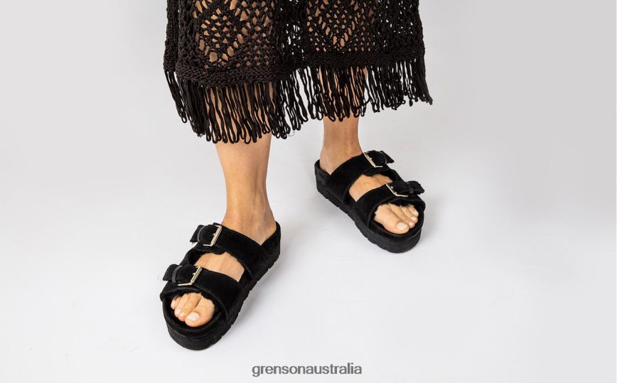 Grenson FLORA Women Black Sandals LFTT6B375