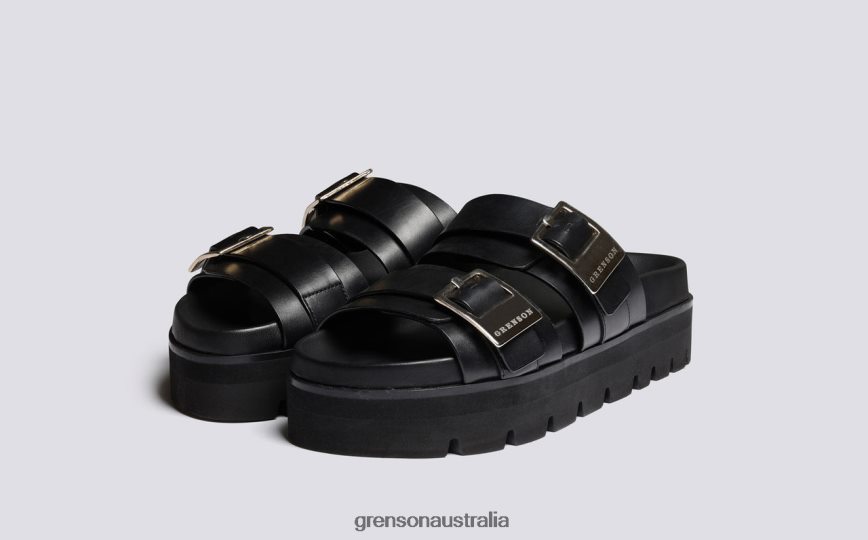 Grenson IDA Women Black Sandals LFTT6B377
