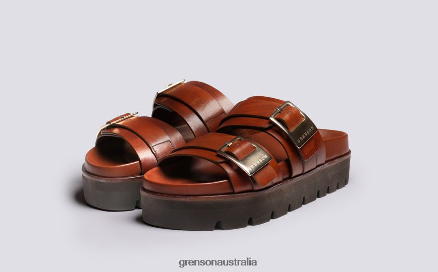 Grenson IDA Women Tan Sandals LFTT6B376