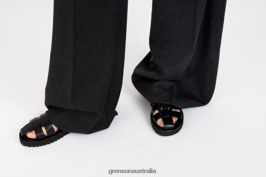 Grenson QUEENIE Women Black Sandals LFTT6B385