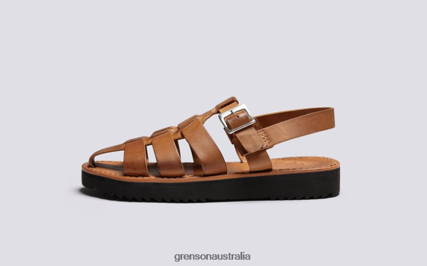 Grenson QUEENIE Women Ginger Burnished Sandals LFTT6B383