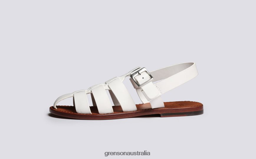 Grenson QUEENIE Women White Sandals LFTT6B378
