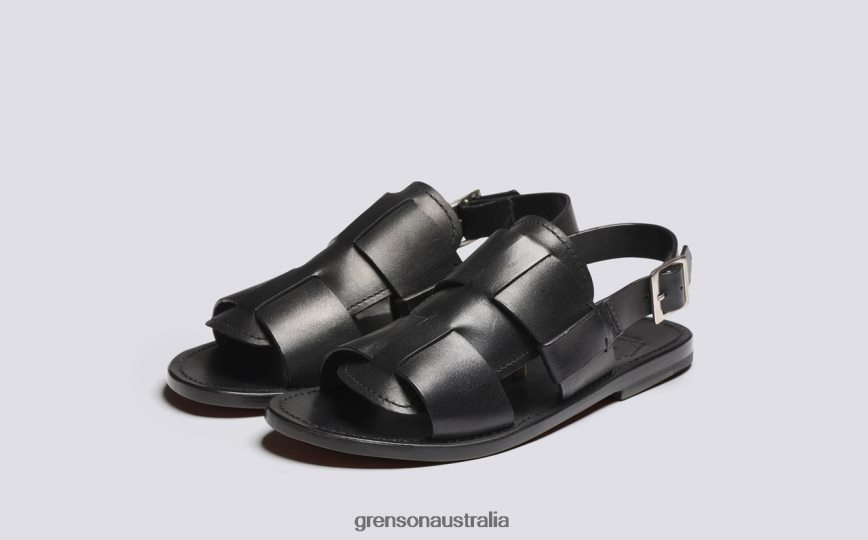 Grenson WILLA 3 Women Black Sandals LFTT6B388