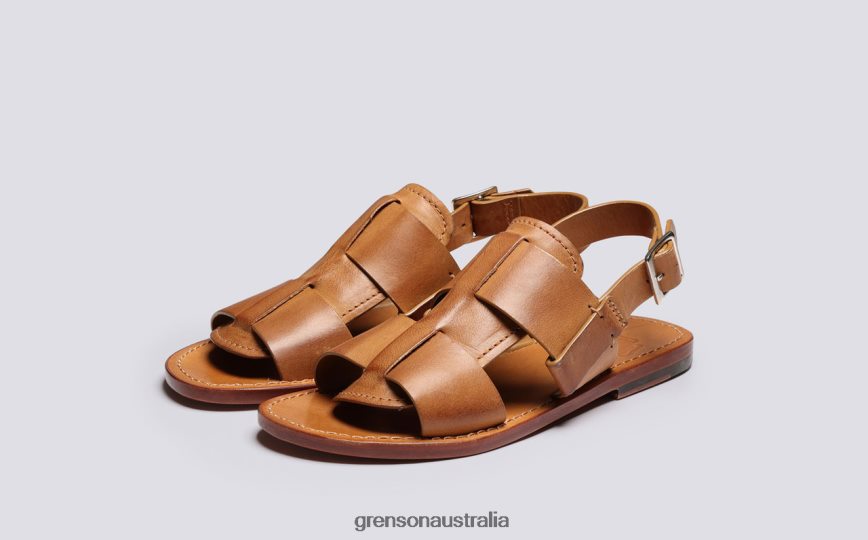 Grenson WILLA 3 Women Ginger Burnished Sandals LFTT6B386