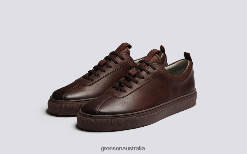 Grenson SNEAKER 1 Women Coffee Burnished Sneakers LFTT6B338