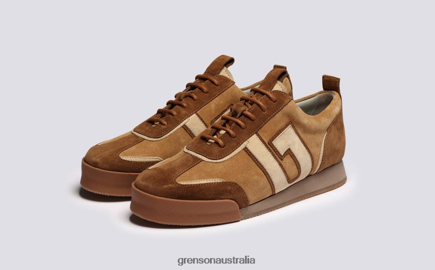 Grenson SNEAKER 51 + Women Coffee/Cream Sneakers LFTT6B362