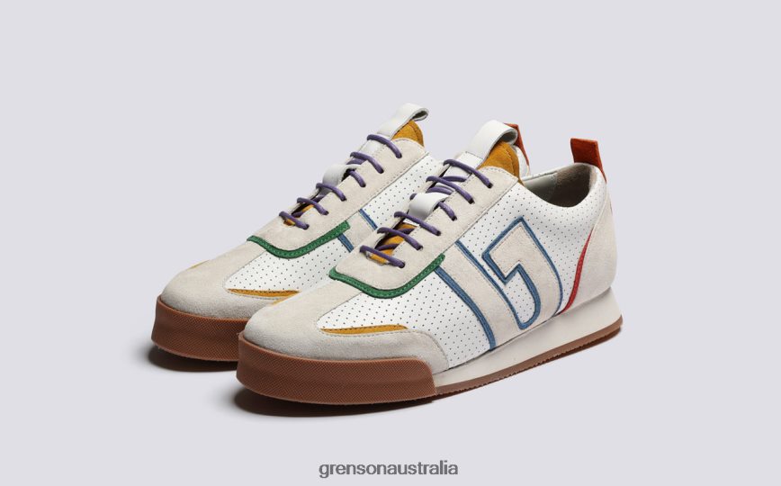 Grenson SNEAKER 51 + Women White Multi Sneakers LFTT6B342