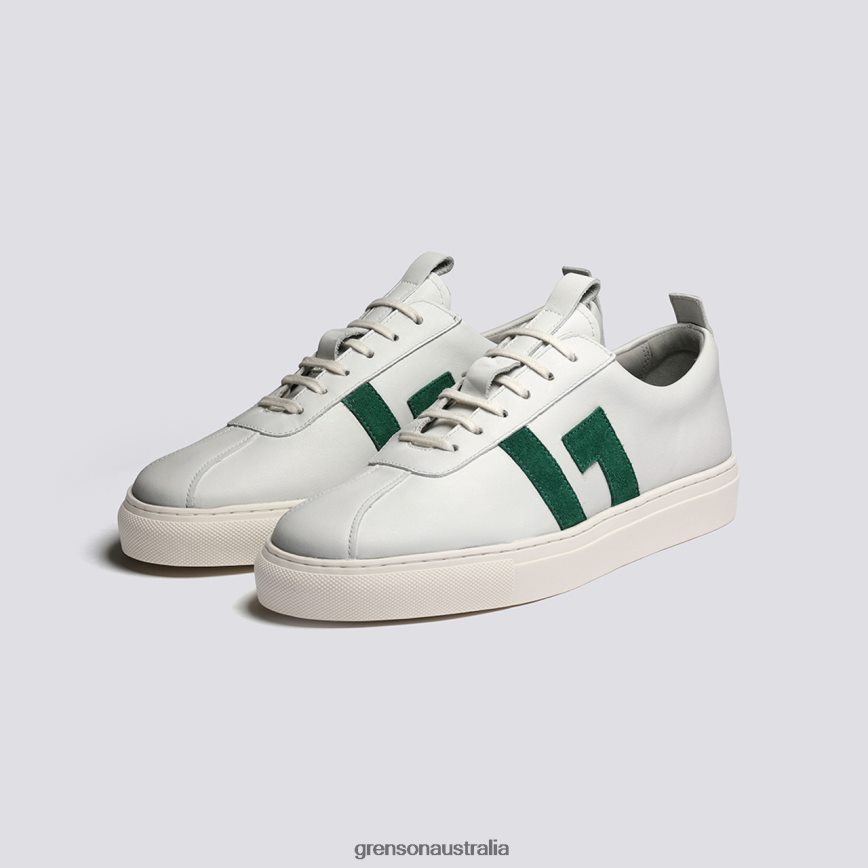 Grenson SNEAKER 67 Women White/Green Sneakers LFTT6B354