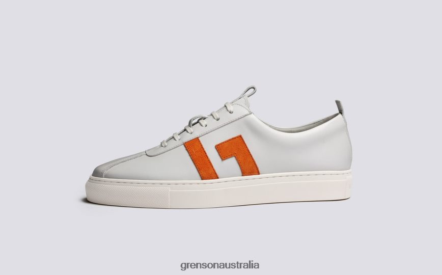 Grenson SNEAKER 67 Women White/Orange Sneakers LFTT6B353