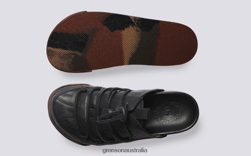 Grenson SNEAKER 75 Women Black Burnished Sneakers LFTT6B358