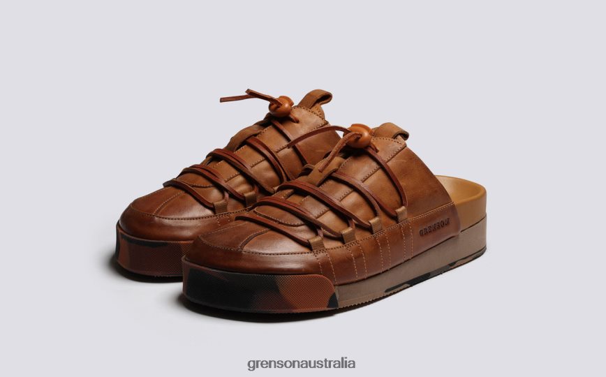 Grenson SNEAKER 75 Women Ginger Burnished Sneakers LFTT6B357